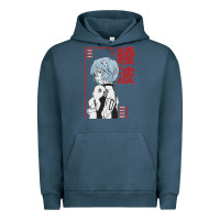 Pigment Midnight Navy aesthetic evangelion Urban Hoodie - artisFamous
