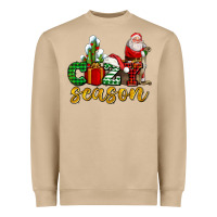 Mushroom cozy season with santa christmas tree cactus and gift Heavyweight Sweatshirt - AdoDesignShop