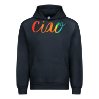 Navy ciao italian saying Urban Hoodie - artisFamous