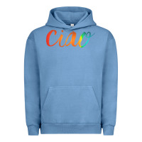 Pigment Pebble Blue ciao italian saying Urban Hoodie - artisFamous