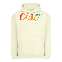 Pigment Pistachio ciao italian saying Urban Hoodie - artisFamous