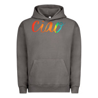 Pigment Tornado ciao italian saying Urban Hoodie - artisFamous
