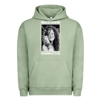 Pigment Oil Green vintage janis arts joplin Urban Hoodie - artisFamous
