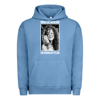 Pigment Pebble Blue vintage janis arts joplin Urban Hoodie - artisFamous