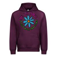 Mauve Wine de la soul Urban Hoodie - artisFamous