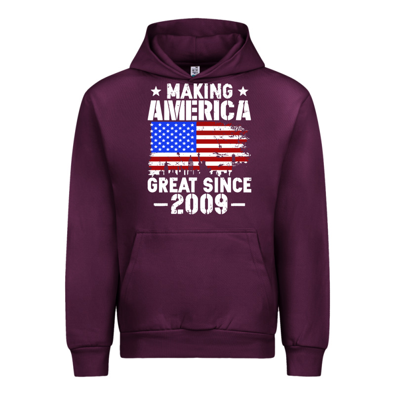 Vintage Making America Great Since 2009 Urban Hoodie by artisFamous | Teevron