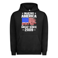 Pigment Black vintage making america great since 2009 Urban Hoodie - artisFamous