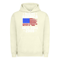 Pigment Pistachio vintage making america great since 2009 Urban Hoodie - artisFamous