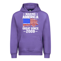 Tulip vintage making america great since 2009 Urban Hoodie - artisFamous