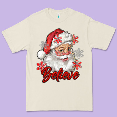 Santa Believe Premium Tee Designed By Ranaportraitstore