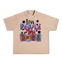Burro Less people more dogs Mother's Day Urban Heavy Tee - FaDigitalArtStudio