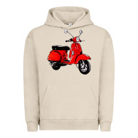 Classic Italian Vespa Scooter Urban Hoodie | Teevron