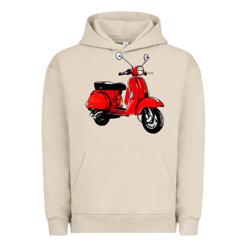 Classic Italian Vespa Scooter Urban Hoodie by artisFamous | Teevron