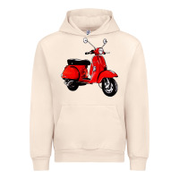 Sandshell classic italian vespa scooter Urban Hoodie - artisFamous