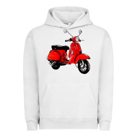 Pigment Lunar Rock classic italian vespa scooter Urban Hoodie - artisFamous