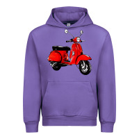 Tulip classic italian vespa scooter Urban Hoodie - artisFamous