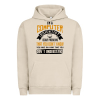 Pigment French Oak computer scientist programmer Urban Hoodie - artisFamous