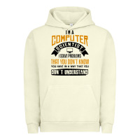 Pigment Pistachio computer scientist programmer Urban Hoodie - artisFamous