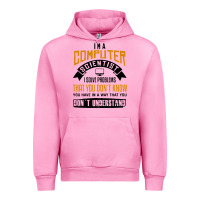 Fuchsia Pink computer scientist programmer Urban Hoodie - artisFamous