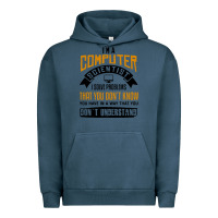 Pigment Midnight Navy computer scientist programmer Urban Hoodie - artisFamous