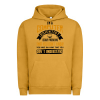 Pigment Peanut Butter computer scientist programmer Urban Hoodie - artisFamous