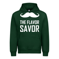 Forest Green mustache the flavor savor Urban Hoodie - artisFamous