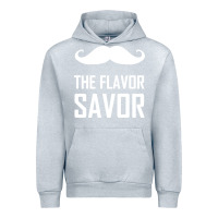 Heather Grey mustache the flavor savor Urban Hoodie - artisFamous