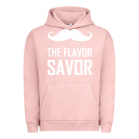 Pigment Salmon mustache the flavor savor Urban Hoodie - artisFamous