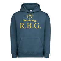 Pigment Midnight Navy rbg ruth bader ginsburg Urban Hoodie - artisFamous