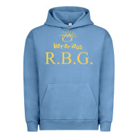 Pigment Pebble Blue rbg ruth bader ginsburg Urban Hoodie - artisFamous
