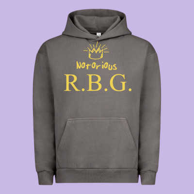 Rbg Ruth Bader Ginsburg Urban Hoodie Designed By Artisfamous