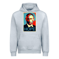 Heather Grey putin hope style Urban Hoodie - artisFamous
