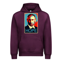 Mauve Wine putin hope style Urban Hoodie - artisFamous