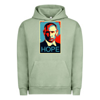 Pigment Oil Green putin hope style Urban Hoodie - artisFamous