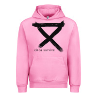 Fuchsia Pink CIRCA SURVIVE Urban Hoodie - artisFamous