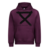 Mauve Wine CIRCA SURVIVE Urban Hoodie - artisFamous
