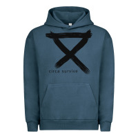 Pigment Midnight Navy CIRCA SURVIVE Urban Hoodie - artisFamous
