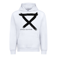 White CIRCA SURVIVE Urban Hoodie - artisFamous