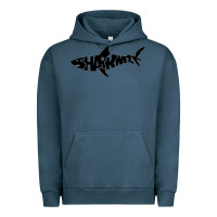 Pigment Midnight Navy shark week Urban Hoodie - artisFamous
