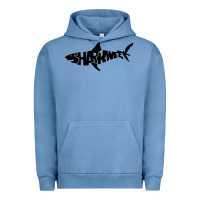 Pigment Pebble Blue shark week Urban Hoodie - artisFamous