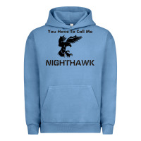 Pigment Pebble Blue you have call me nighthawk Urban Hoodie - artisFamous
