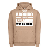 Pigment Burro I'M NOT ARGUING I'M JUST EXPLAINING WHY I'M RIGHT FUNNY Urban Hoodie - artisFamous