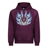 Mauve Wine chaotic xeno'jiiva Urban Hoodie - artisFamous
