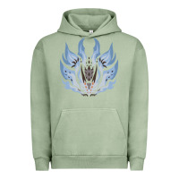 Pigment Oil Green chaotic xeno'jiiva Urban Hoodie - artisFamous