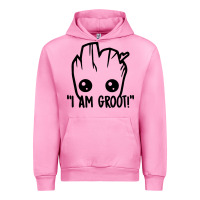 Fuchsia Pink baby groot Urban Hoodie - artisFamous