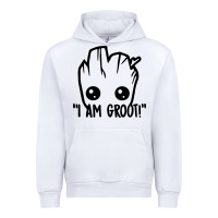 White baby groot Urban Hoodie - artisFamous