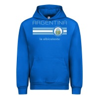 Cobalt soccer argentina jersey argentinian football la albiceleste Urban Hoodie - artisFamous