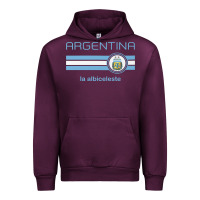 Mauve Wine soccer argentina jersey argentinian football la albiceleste Urban Hoodie - artisFamous