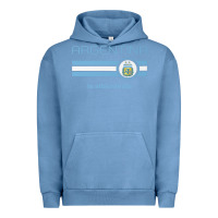 Pigment Pebble Blue soccer argentina jersey argentinian football la albiceleste Urban Hoodie - artisFamous