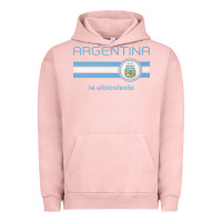 Pigment Salmon soccer argentina jersey argentinian football la albiceleste Urban Hoodie - artisFamous